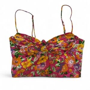 Zara Floral Crop Top